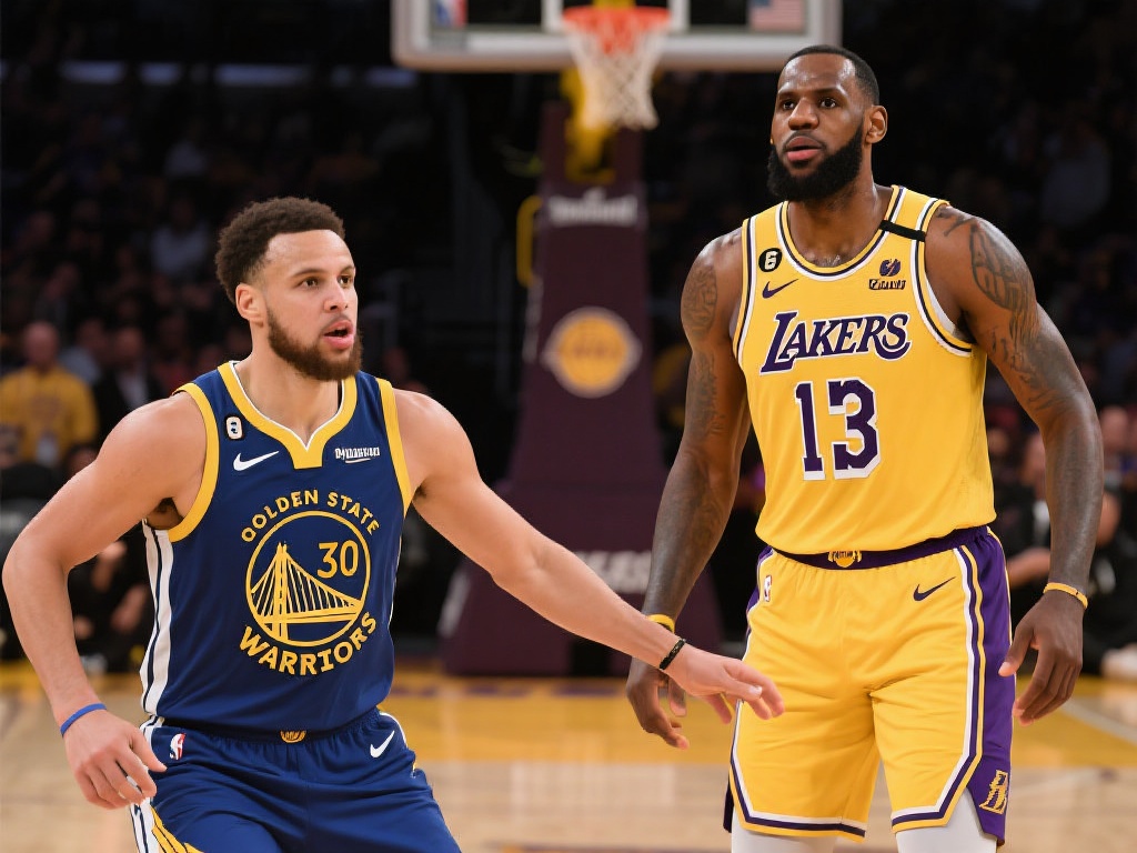 湖人勇士巅峰对决，季后赛焦点引燃战火