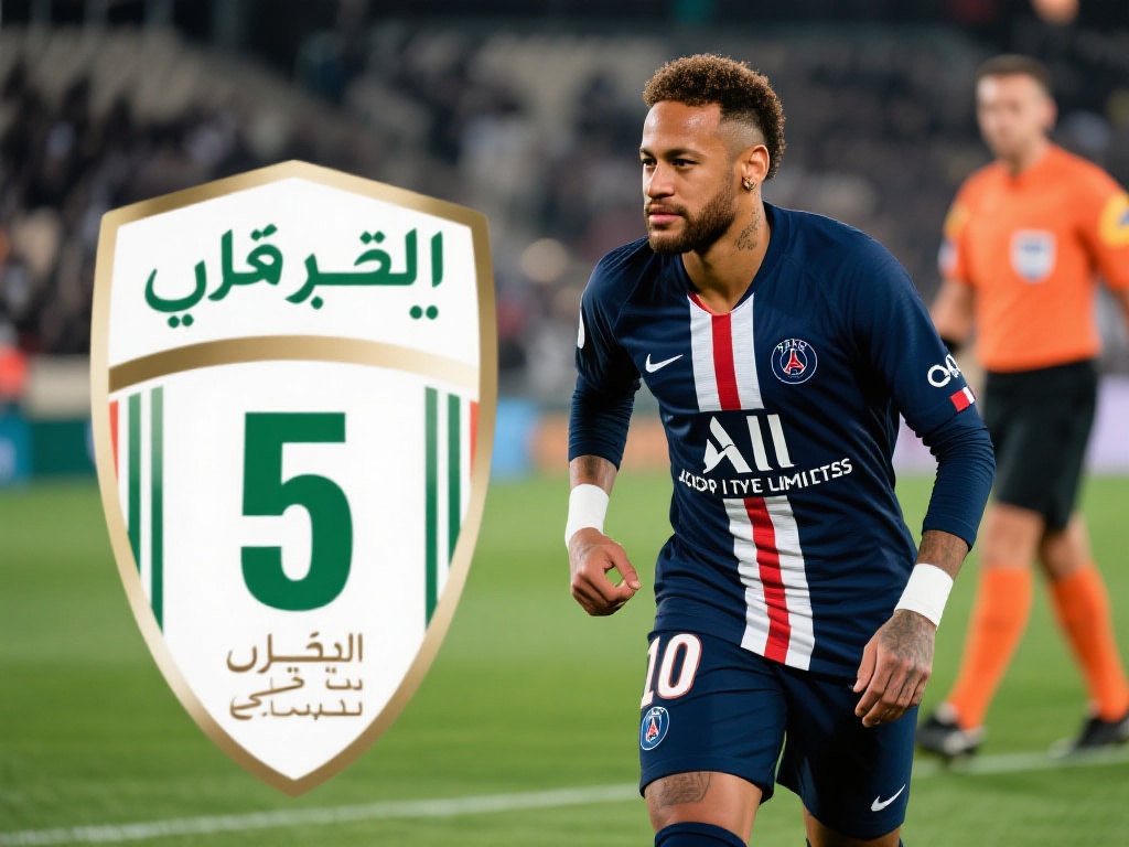 内马尔伤退仅战5场，却轻松问鼎沙特超杯冠军